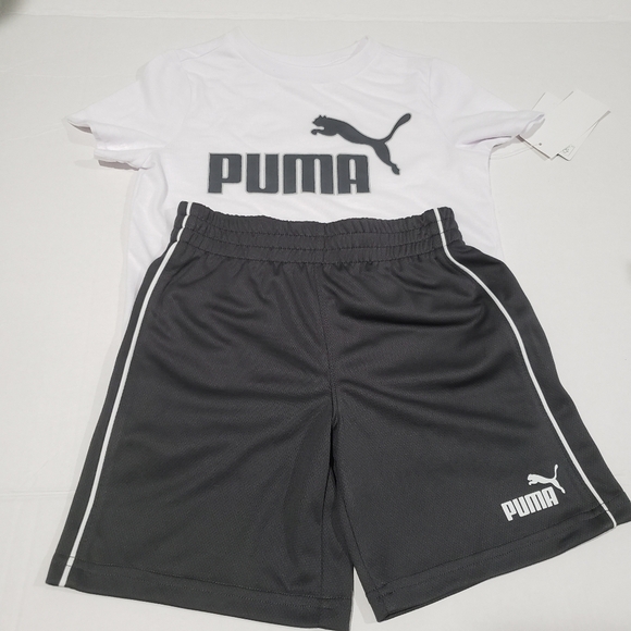 Puma 2 piece set Shorts and T-shirt Size 4 - Picture 11 of 11